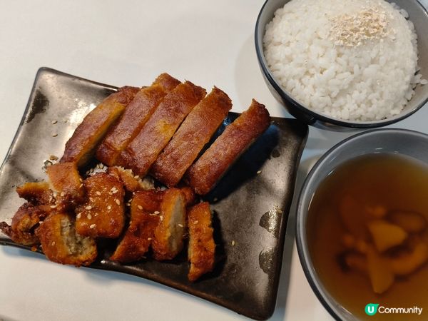 【葵興美食】入素！海南雞飯+脆皮乳豬😋！素食都咁正！