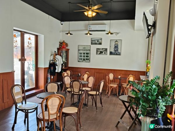 《中山沙涌村南洋咖啡香，書房旁復古午後時光》