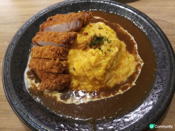 咖喱滑蛋吉豬飯