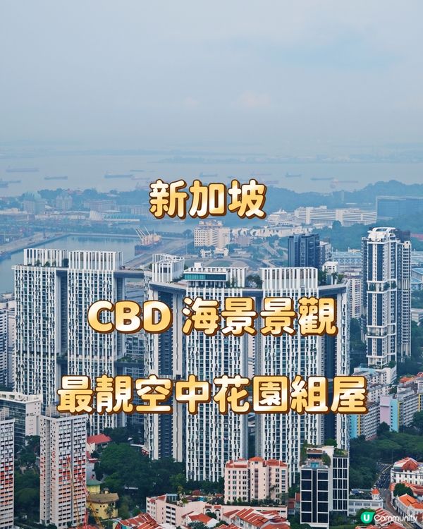 新加坡 CBD 海景景觀 最靚空中花園組屋