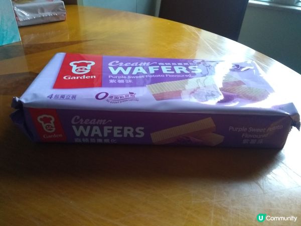 嘉頓紫薯味威化餅