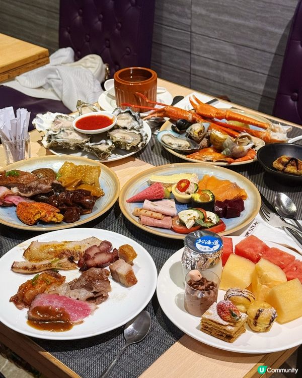 公仔畫碟驚喜😍銅鑼灣自助餐💯