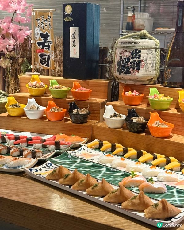公仔畫碟驚喜😍銅鑼灣自助餐💯