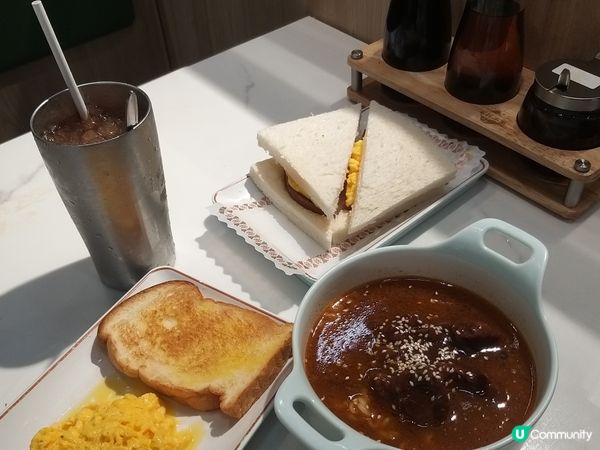 平凡但驚喜 茶記早餐