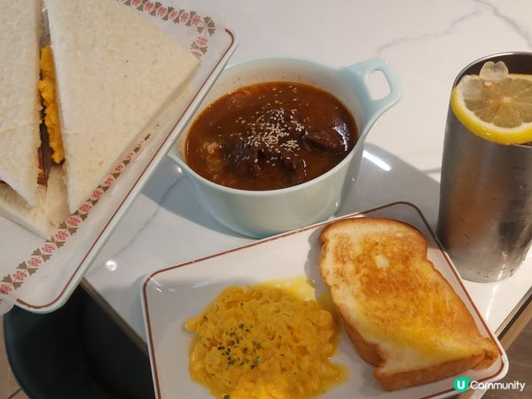 平凡但驚喜 茶記早餐