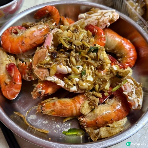 薑蔥蝦蟹勁惹味！🦀🦐😋