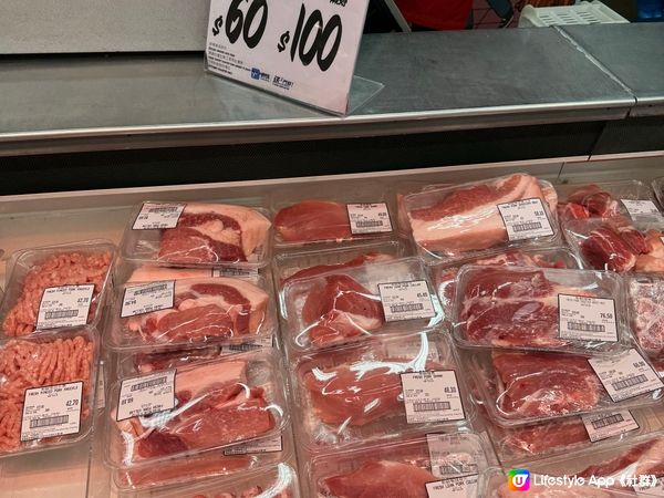 惠康$100/4包新鮮豬肉！