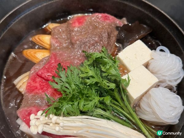 山形必食米澤牛壽喜燒🤤 