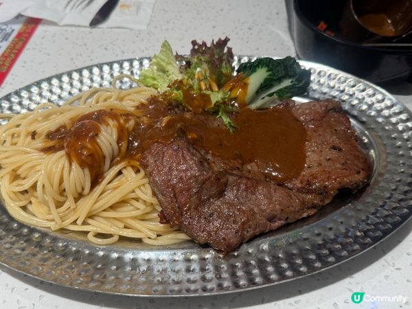 斧頭扒，牛扒意粉