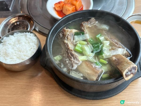 水冷麵，大骨湯飯