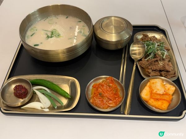 豬扒飯，雪濃湯牛肉拌飯