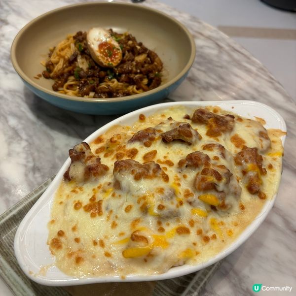 黑松露焗芝士雞扒飯