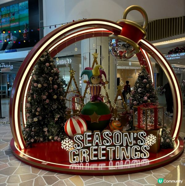 將軍澳中心的聖誕佈置