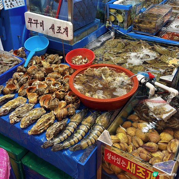 首爾鷺梁津水產市場平食海鮮🥢🥳