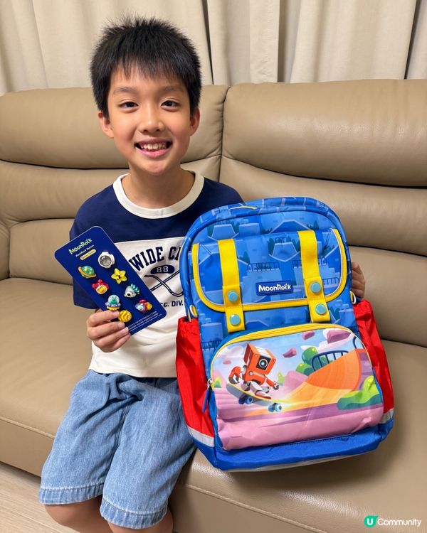 【 小朋友番學好拍檔｡MoonRock護脊書包 】