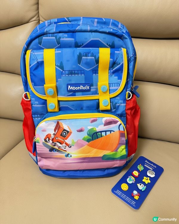 【 小朋友番學好拍檔｡MoonRock護脊書包 】