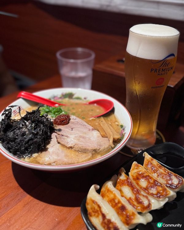 黑龍拉麵上環新開張！🍜 豚骨湯底超正！😋