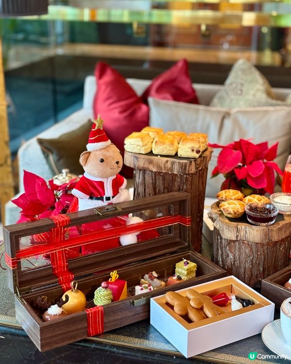 Conrad 聖誕下午茶😍