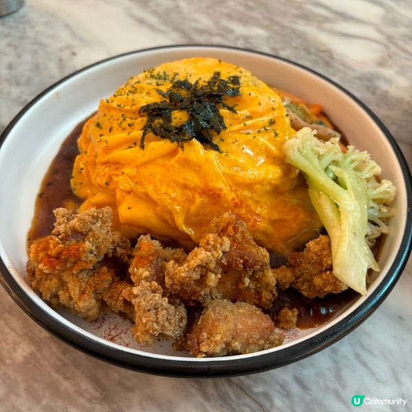 新都城下午茶🤤！撈麵蛋包飯😋！
