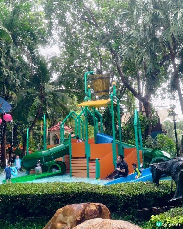 深圳親子好去處🏖️🌈沙灘泳池+泡泡戰超癲！