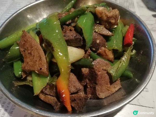 豉椒炒 豬肝 排骨 