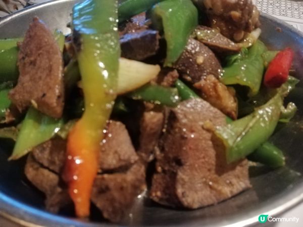 豉椒炒 豬肝 排骨 