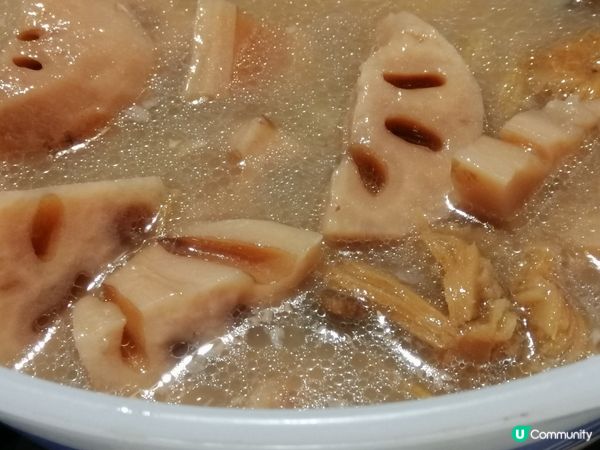 蓮藕綠豆豬踭湯