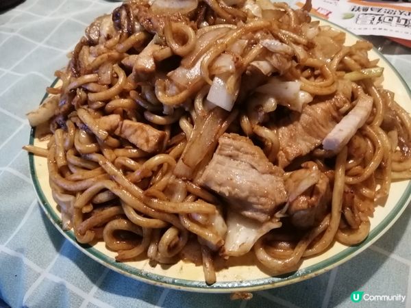 簡單晚餐 炒烏冬