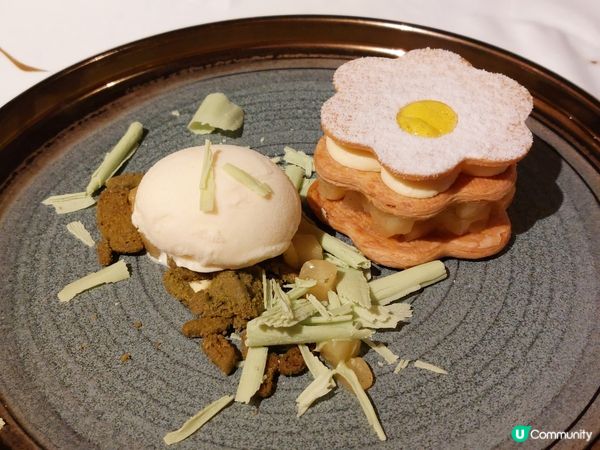 中式餐廳 西式甜品-蘋果拿破崙