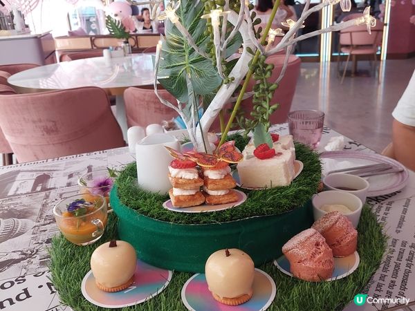 粉紅餐廳下午茶