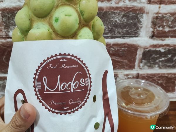 斑蘭味的雞蛋仔