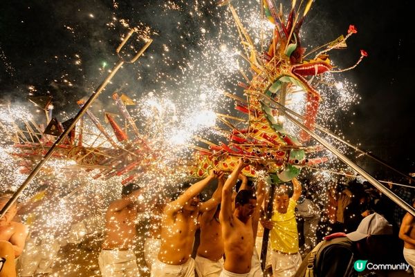 廣東梅州市豐順噴火🔥龍