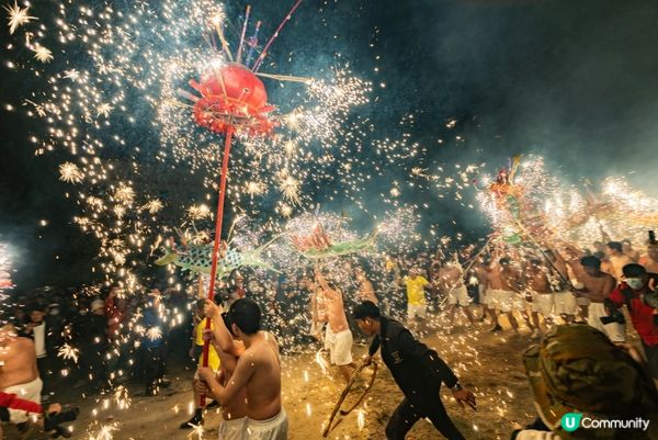廣東梅州市豐順噴火🔥龍