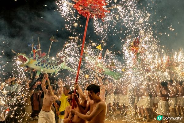 廣東梅州市豐順噴火🔥龍