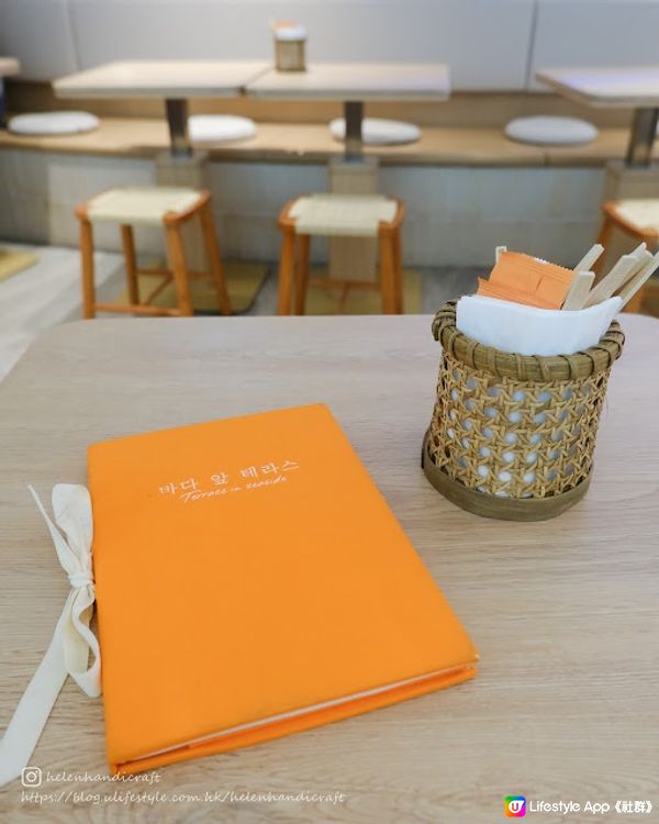 【吃下沙田】可愛鮮橙主題韓式cafe - Terrace in Seaside