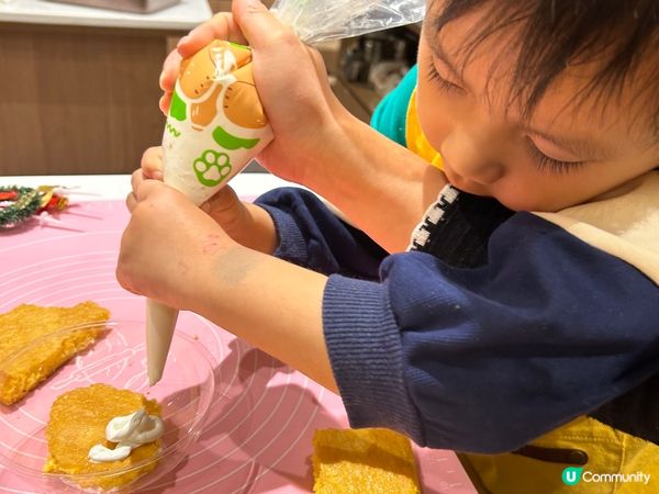 有得食有得玩 聖誕蛋糕親子工作坊