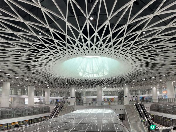 深圳最美車站「深圳之眼」崗廈北站