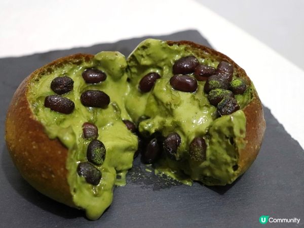 京都抹茶紅豆麻糬包💚