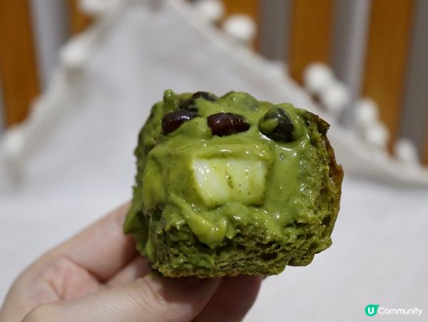 京都抹茶紅豆麻糬包💚