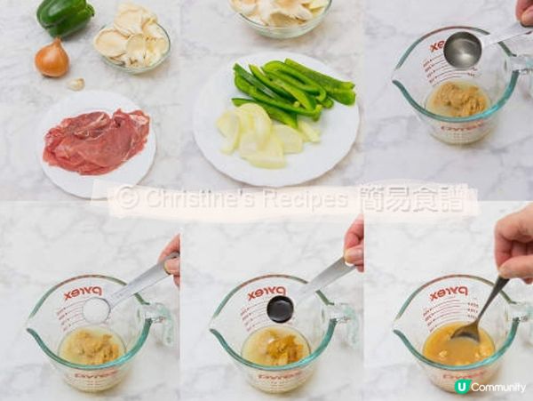 味噌蠔菇豬肉片
