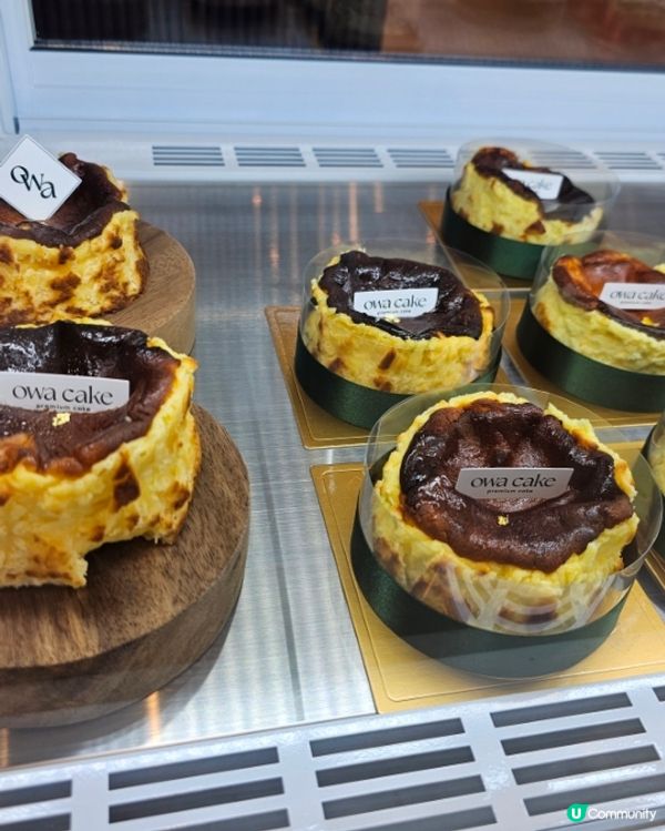 🇰🇷韓國Owa Cake性價比超高嘅巴斯克芝士蛋糕💯