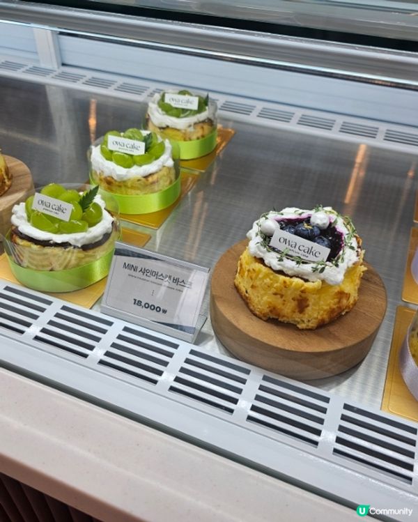 🇰🇷韓國Owa Cake性價比超高嘅巴斯克芝士蛋糕💯