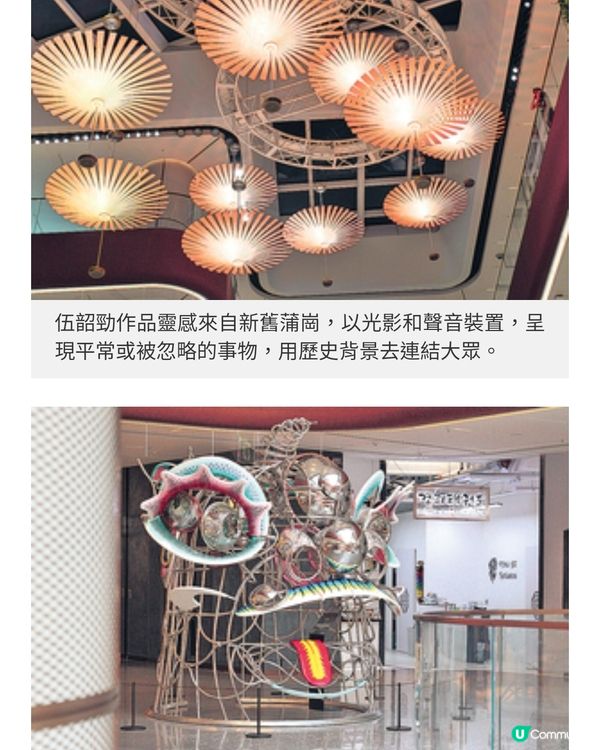 以新舊蒲崗為靈感創作商場裝置 藝術家伍韶勁《蒲絮》連結機場