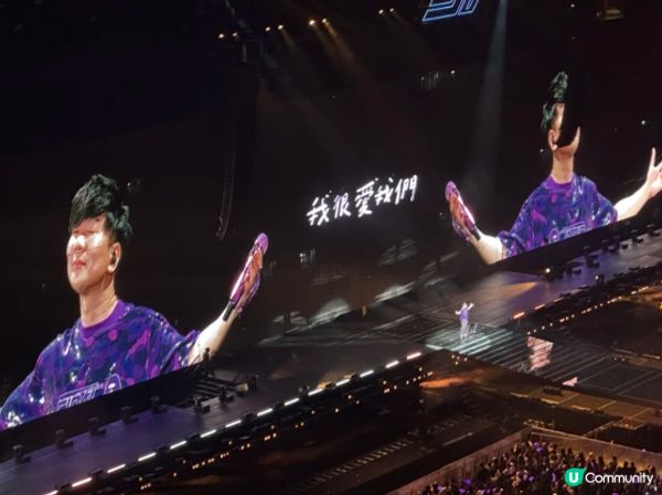 全場大合唱，超感動！❤️