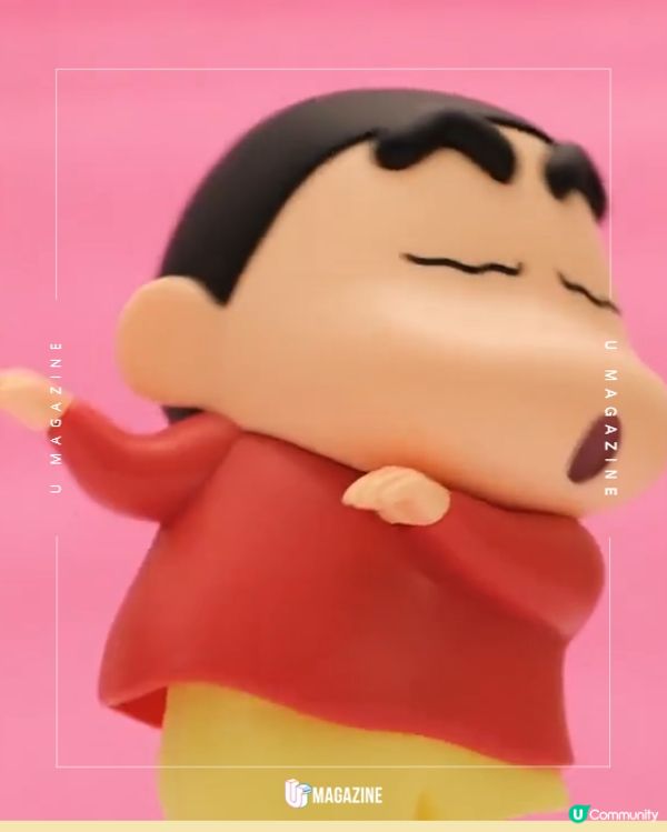 《蠟筆小新》模型玩具神還原阿呆流鼻涕😂