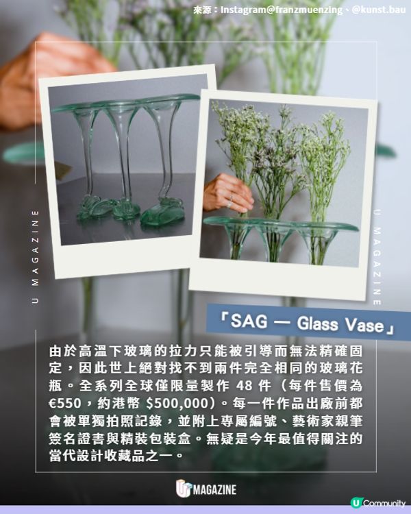 玻璃花瓶竟是「溶化」出來的？🌾