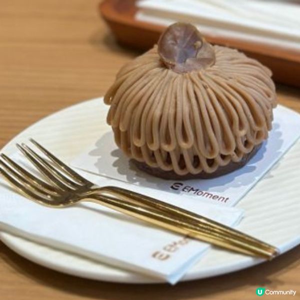 豪華版日式栗子蛋糕·栗子蓉味道濃郁，口感順滑，超級好味