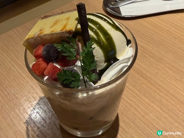 布甸蛋糕宇治抹茶牛奶