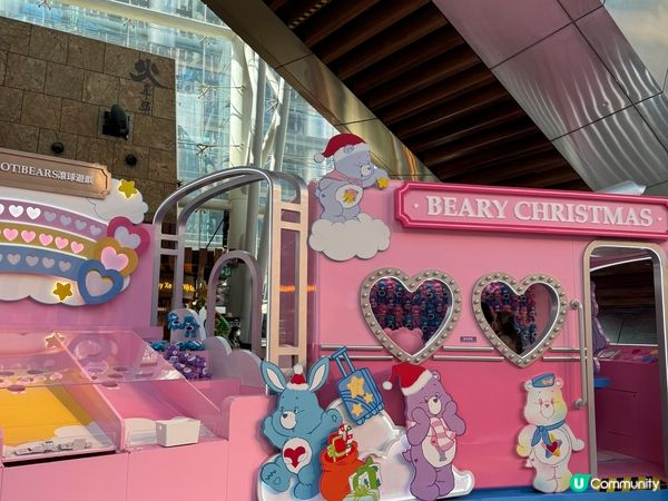 朗豪坊可愛熊仔聖誕裝飾