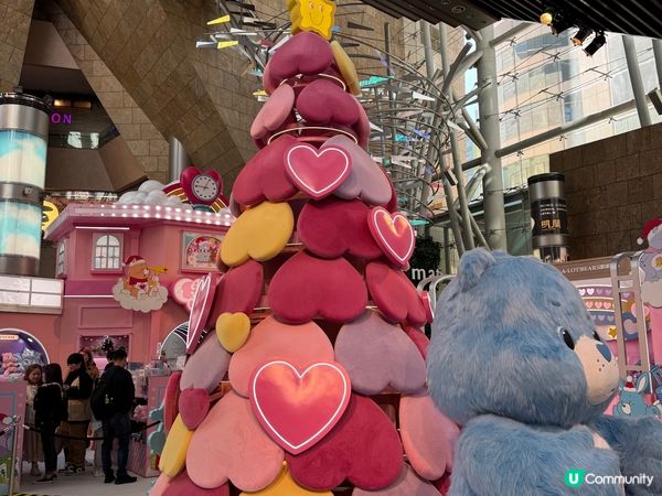 朗豪坊可愛熊仔聖誕裝飾